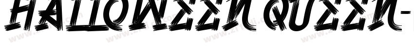 HALLOWEEN QUEEN字体转换